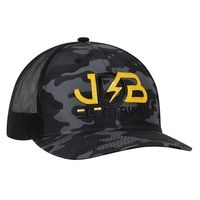 Deluxe Sublimated Fatigue Trucker Cap With Black Mesh