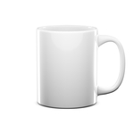 11 oz White Glossy Ceramic Mug