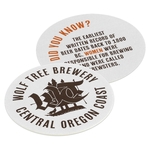 4" Pulpboard Circle Coaster 60pt