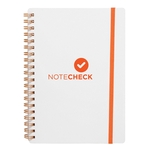 White Spiral Notebook (1 Color Imprint)