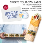 2" x 3" Full Color Rectangular Stickers