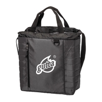 Poly fabric cooler bag with PEVA lining. Convenient transport handles to......