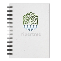 5" x 7" Deluxe EcoBook NotePad made from post-consumer components, 100%......
