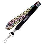 3/4" Periodic Table of Elements Sublimated Lanyard