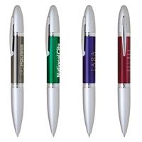 Stainless twist action ballpoint pen.... from ASI 31517 Admart Products /...