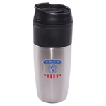 16 oz Bandit Black SS Travel Mug with Lid
