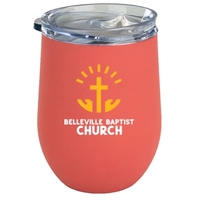 12 oz. stemless wine glass made of stainless steel with a... from ASI 46573...