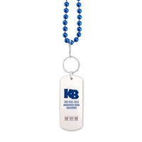 Mardi Gras Beads with Whistle