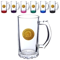 Imported star-bottom sports beer mug with handy thumb grip, 16 oz.... from...