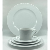 5-pieces Rim Style Place Setting includes dinner, salad, bread & butter......