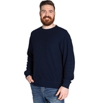 Lightweight Waffle Crew Neck Sweatshirt