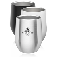 Stainless steel, BPA-free wine glass with 11 oz. capacity and multiple......