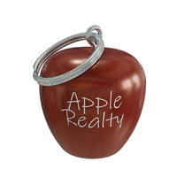 Miniature Apple Keychain, 1 1/4" Round Red Apple.... from ASI 56020 The Gavel...