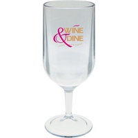 3 oz. Plastic Stemmed Wine Sampler Glass