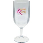 3 oz. Plastic Stemmed Wine Sampler Glass