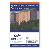 4" x 6" rectangular shaped magnet with four color process customization.......