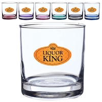 Clear fine wall 11 oz whiskey glass with thick base.... from ASI 39552 BEL Promo