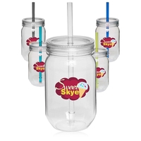 24 oz. Single Wall Mason Jars.... from ASI 39552 BEL Promo