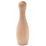 5" Mini Wood Bowling Pin