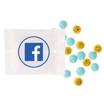 1/2oz. Chocolate Buttons- Imprinted Snack Pack