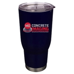 32 oz Pro32 Navy Blue Insulated SS Travel Mug w/ Clear Lid