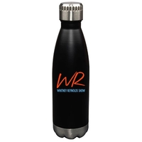 17 oz. stainless steel sports water bottle with screw-on lid and... from ASI...