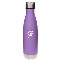 17 oz. stainless steel sports water bottle with screw-on lid and... from ASI...