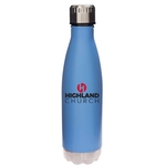 17 oz Glacier Satin Pastel Blue SS Sports Water Bottle