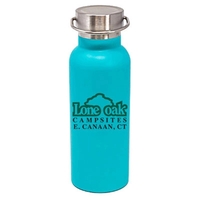 17 oz. double wall stainless steel bottle with vacuum insulation, brushed......