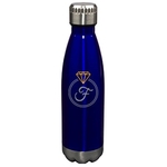 17 oz Glacier Gloss Blue Insulated SS Sports Water Bottle