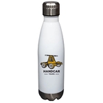 17 oz Glacier Gloss White Insulated SS Sports Water Bottle
