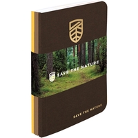 Three 5.5" x 8.5" pads with flexible wraparound paper covers, 50... from ASI...