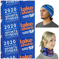 22" x 22" polyester microfiber bandana in assorted colors with sublimated......