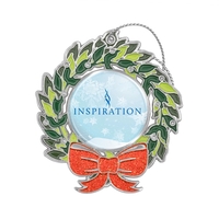 Glitter Wreath Holiday Ornament