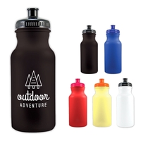 Classic colored bike bottle with push/pull cap. BPA free. Made in... from ASI...