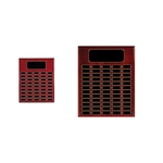 45 Plate Rosewood Piano Finish Completed Perpetual Plaque