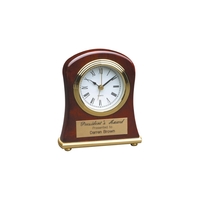 4.5" x 5" bell shaped clock with rosewood piano finish and... from ASI 92531...