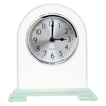 6.5" Arch Glass Clock