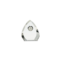 5.5" crystal clock with engraving.... from ASI 92531 Unique Custom Products /...