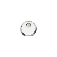 4.5" crystal clock with engraving.... from ASI 92531 Unique Custom Products /...