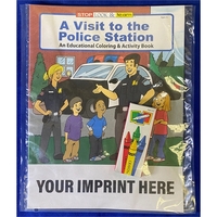 A Visit to the Police Station Coloring Book Fun Pack