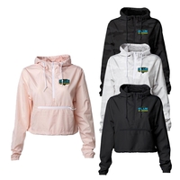 Independent Trading Co. Women's Lightweight Crop Windbreaker