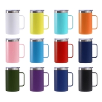 Double Wall Stainless Steel Mug, 12 oz.