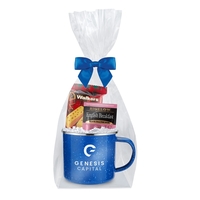 16 oz. Speckled Camping Mug Gift Set filled with Walker Shortbread... from...