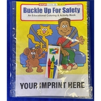 Buckle Up For Safety Coloring and Activity Book Fun Pack