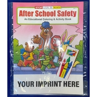 COLORING BOOK SET: After School Safety coloring and activity book fun... from...