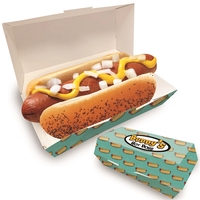 Clamshell Hot Dog Tray Full Color