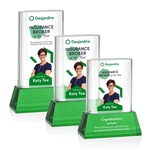 Merit VividPrint™ Award on Base - Green