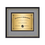 Baron Certificate TexEtch - Mahogany/Silver