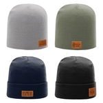 Genuine Leather Patch Beanie - Richardson R18